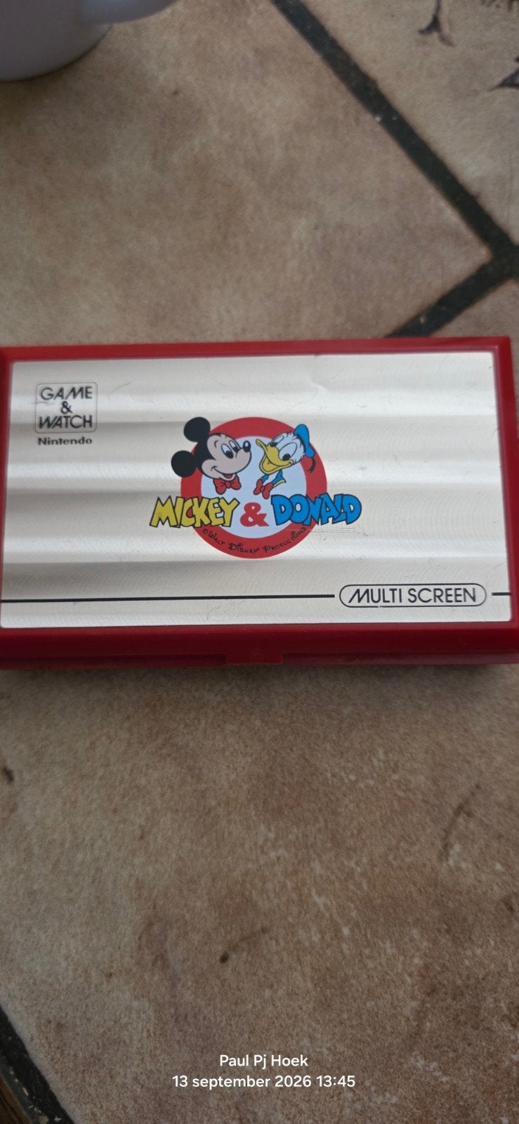 Nintendo Game & Watch Mickey & Donald Multi Screen, Gebruikt, Overige genres, 1 speler, Ophalen of Verzenden