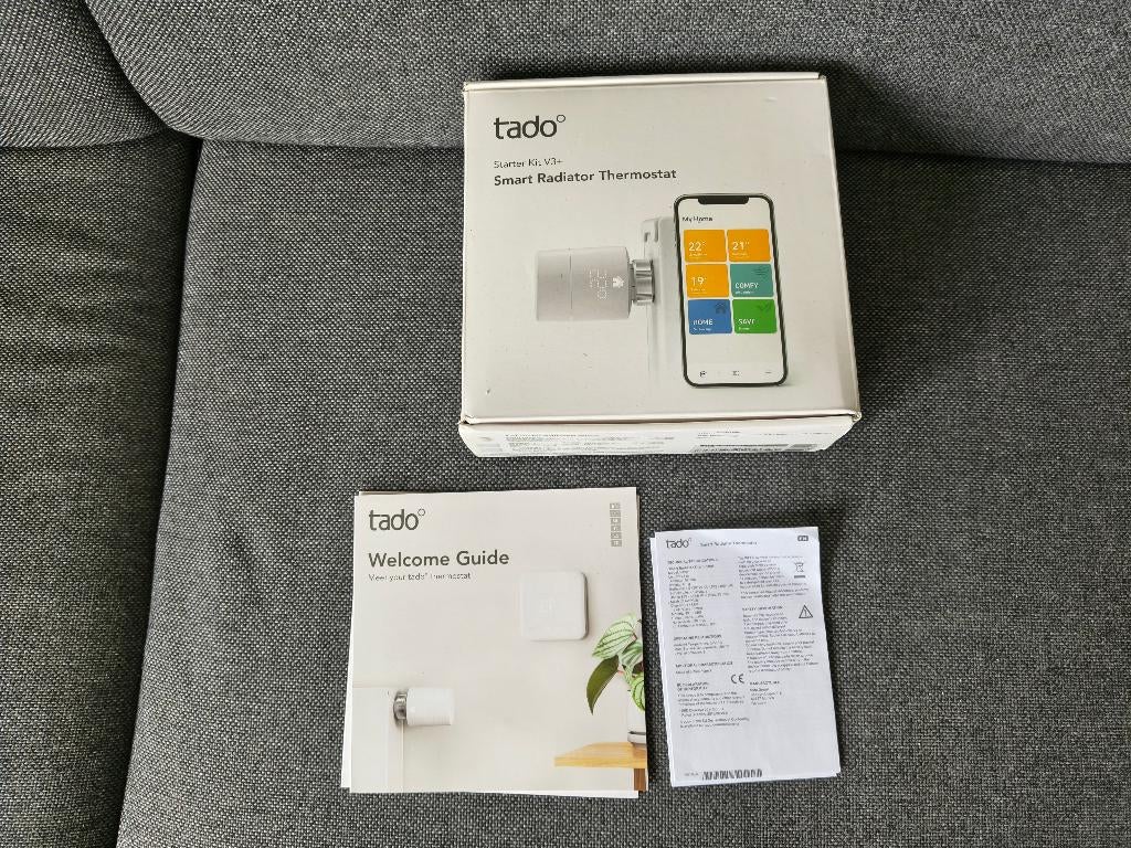 Tado Slimme Smart Radiator Thermostat - Starter Kit V3+, Ophalen of Verzenden, Slimme thermostaat, Nieuw