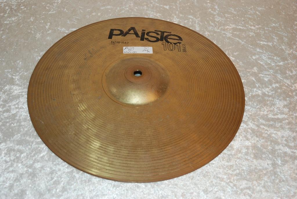Paiste 101 hihat bekkens 746/872gr 14 inch  <26260870>, Gebruikt, ., Drums of Percussie, Ophalen of Verzenden