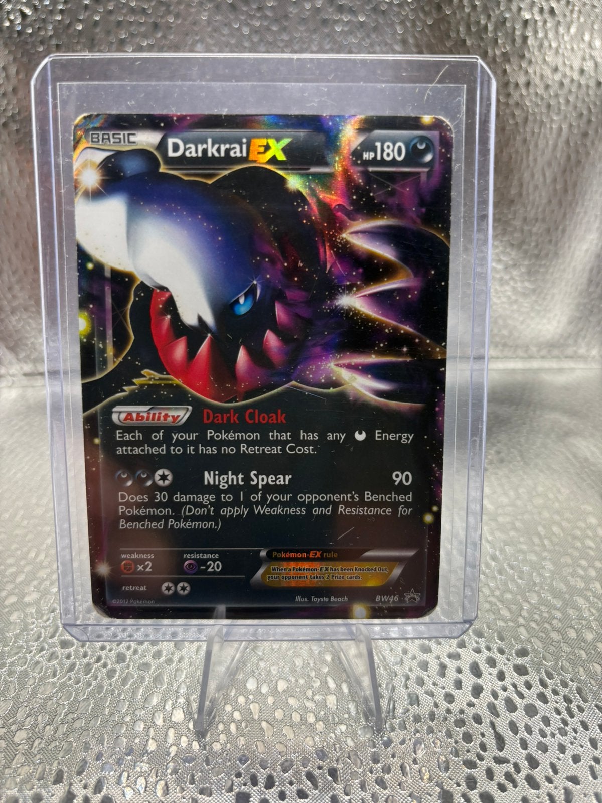 Darkrai EX (BW 46) BW Black Star Promos - Singles, Ophalen of Verzenden, Zo goed als nieuw, Losse kaart