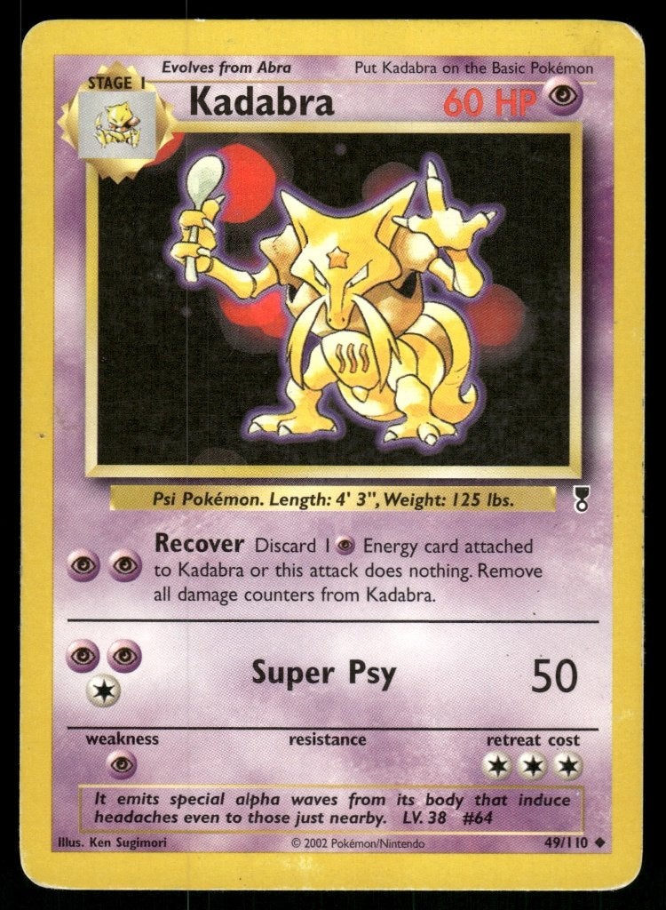 Kadabra 49/110 - Legendary Collection (EX), Verzenden, Gebruikt