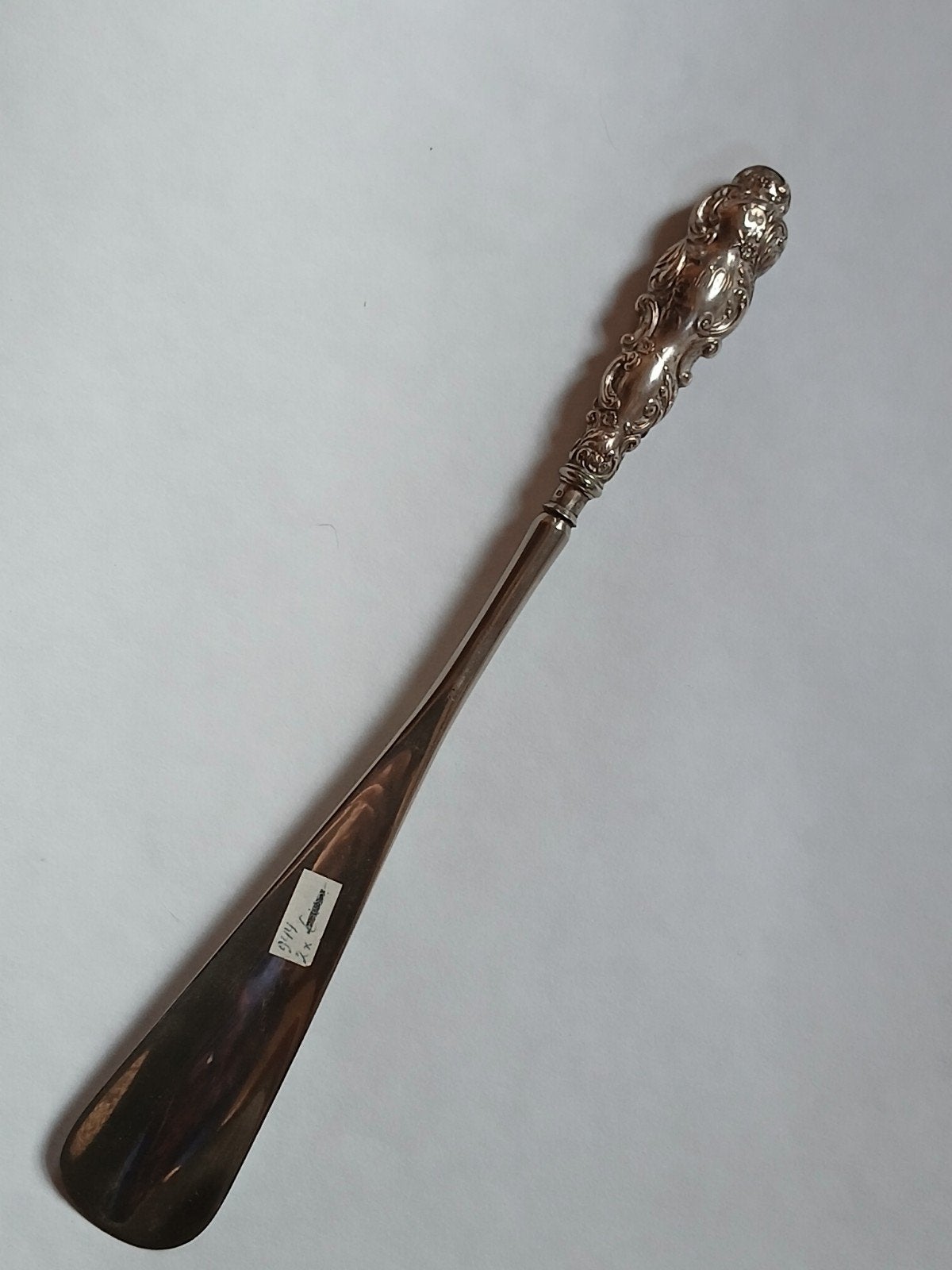 antiek oud zilver schoenlepel engels verzamelzilver heft, Antiek en Kunst, Ophalen, Zilver