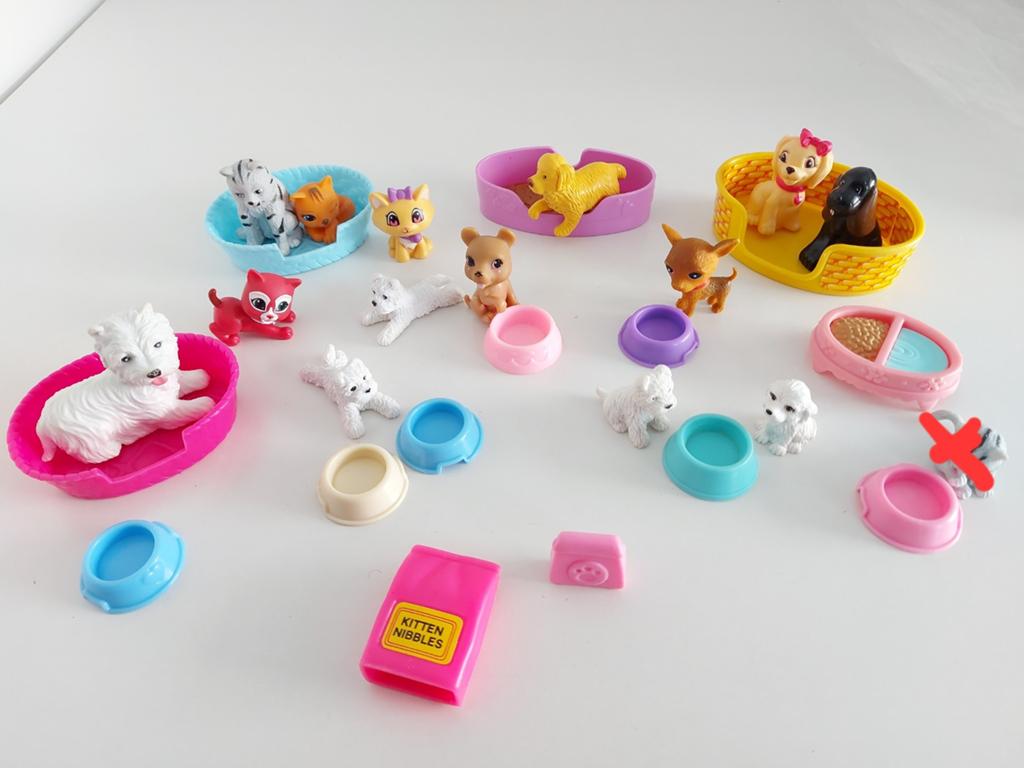 Barbie katten en honden + accessoires, Ophalen of Verzenden, Gebruikt, Barbie