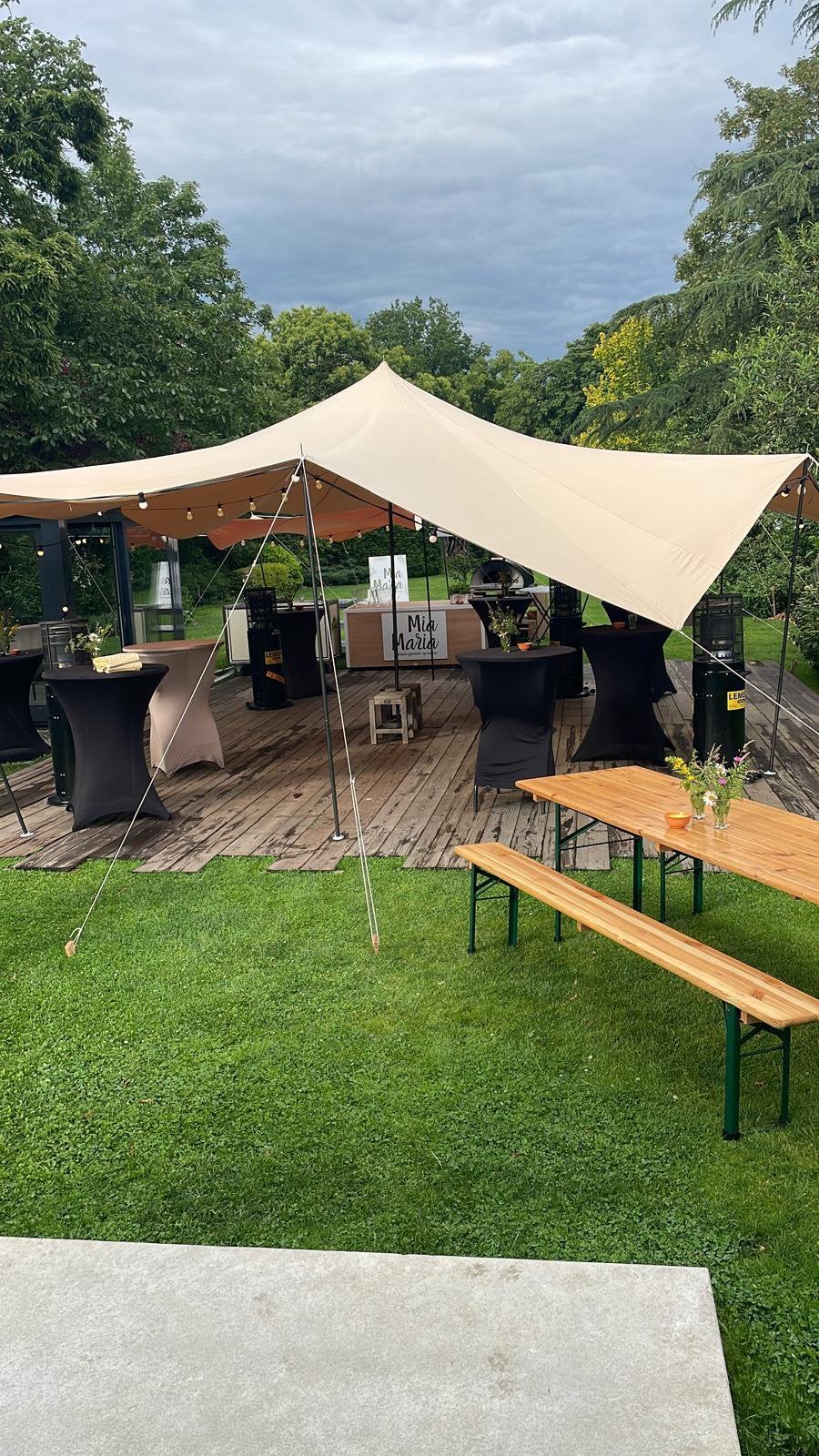 Stretchtent , partytent te huur | weekend | incl. gratis.., Ophalen, Zo goed als nieuw, Overige