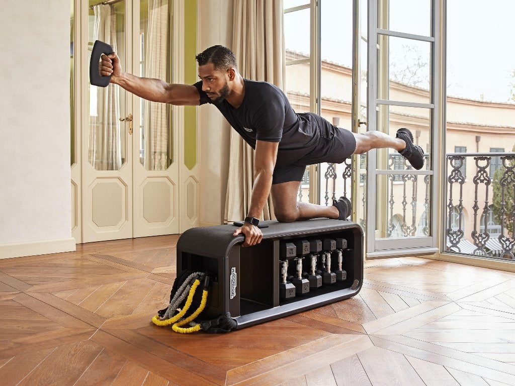 Technogym Bench, Ophalen, Zo goed als nieuw, Benen, Fitnessbank