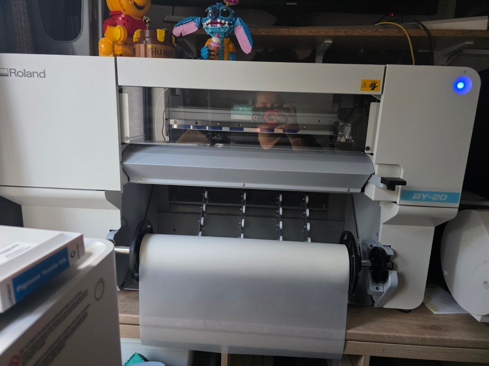 roland BY 20 DTF printer, Ophalen, Gebruikt, Kleur printen, Overige technieken