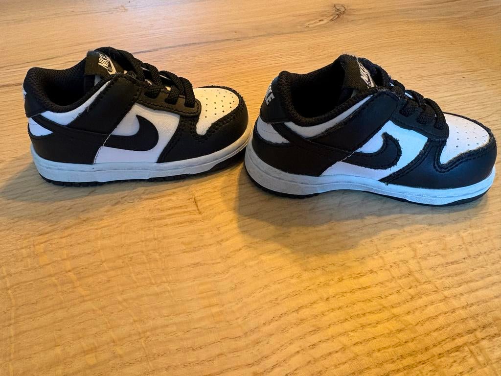 Nike Dunk Low Panda sneakers - Maat 21 - Goede staat, Ophalen of Verzenden, Gebruikt, Jongetje of Meisje, Schoentjes