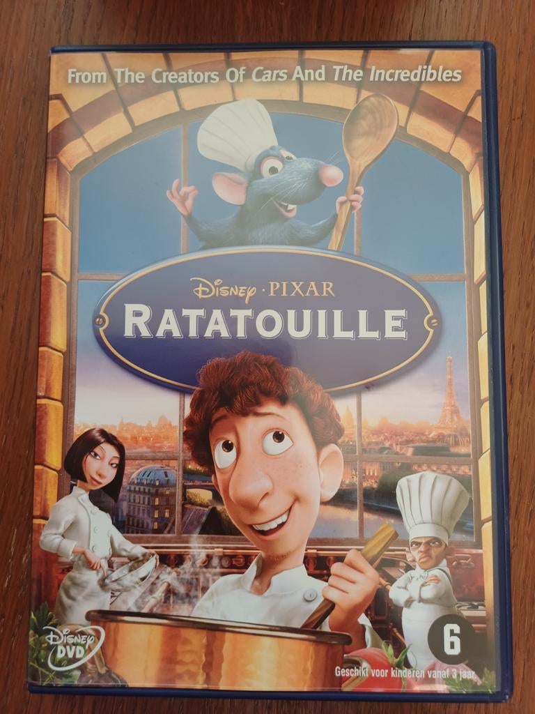 Dvd Ratatouille, Alle leeftijden, Ophalen of Verzenden, Gebruikt
