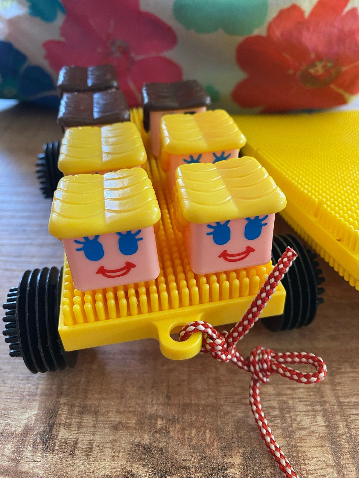 Nopper Bouwblokken Set met Wagen en Grondplaat, Ophalen of Verzenden, Gebruikt, Nopper
