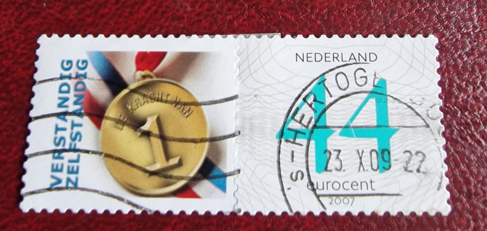 kv643 persoonlijke postzegel - zelfstandig, Ophalen of Verzenden, Na 1940, Gestempeld