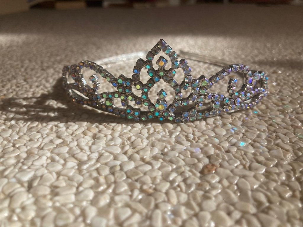 Luxe tiara/ kroontje, Ophalen of Verzenden, Gebruikt