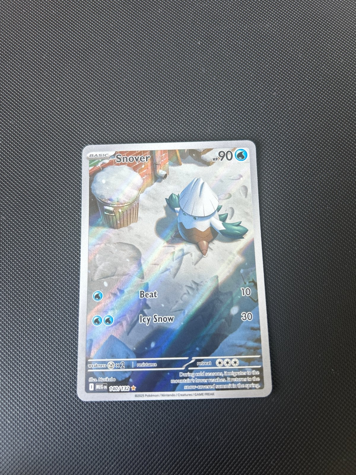 Snover meg140/132, Ophalen of Verzenden, Zo goed als nieuw, Losse kaart, Foil