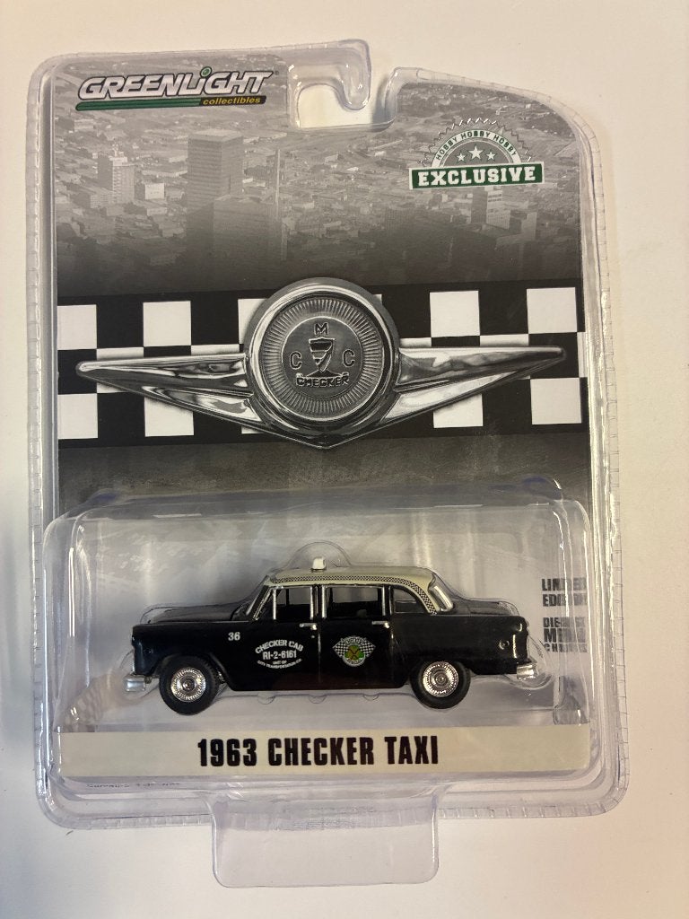 89284: Checker a11 - Dallas Taxi - 1963 - Greenlight 1:64, Auto, Nieuw, Ophalen of Verzenden, Bachsatztstr. 54 D 72131 Ofterdingen, Germany