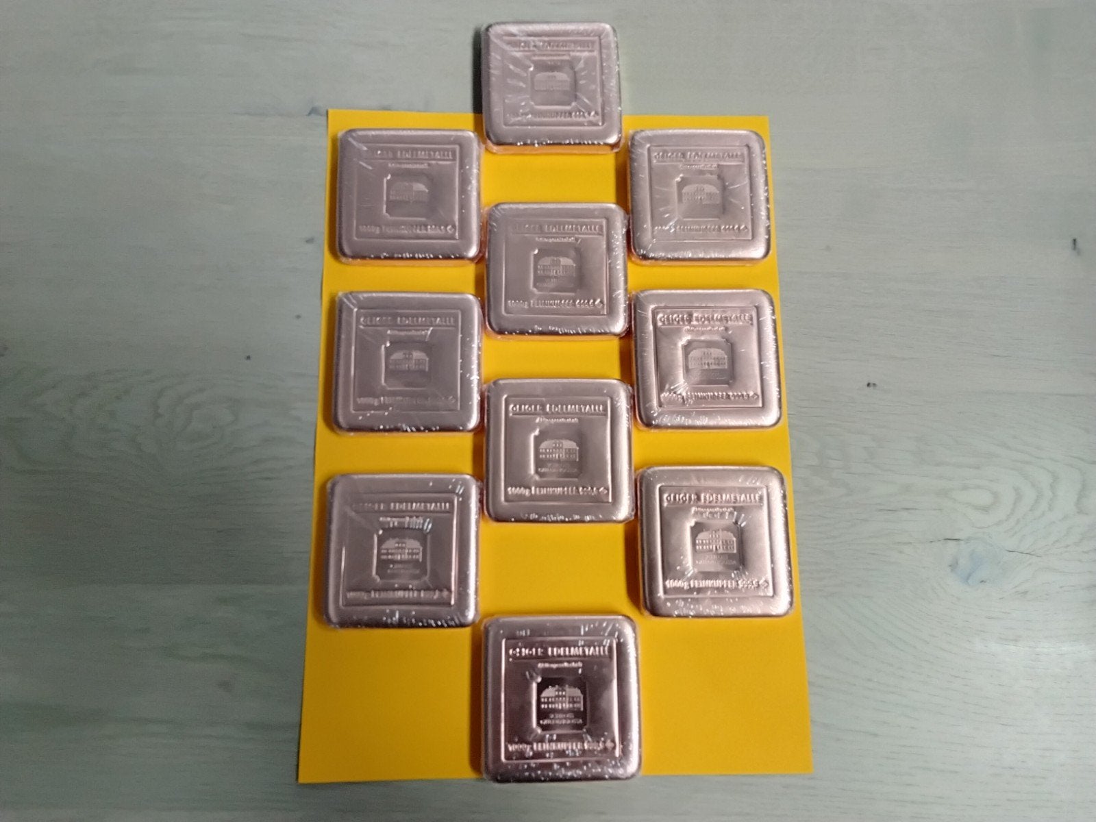 #Koperbaren 999.9 Geiger 1 kilogram., Ophalen of Verzenden, Koper