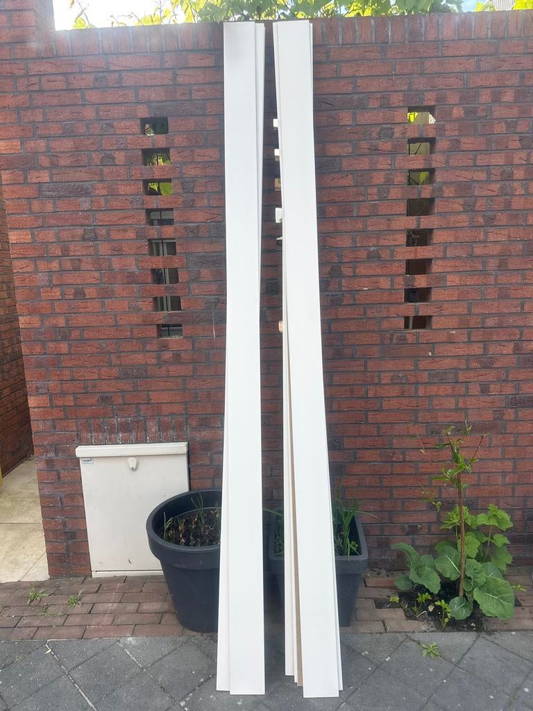 Witte MDF Plinten - 250 cm of meer, Nieuw, Ophalen of Verzenden, Mdf, 250 cm of meer