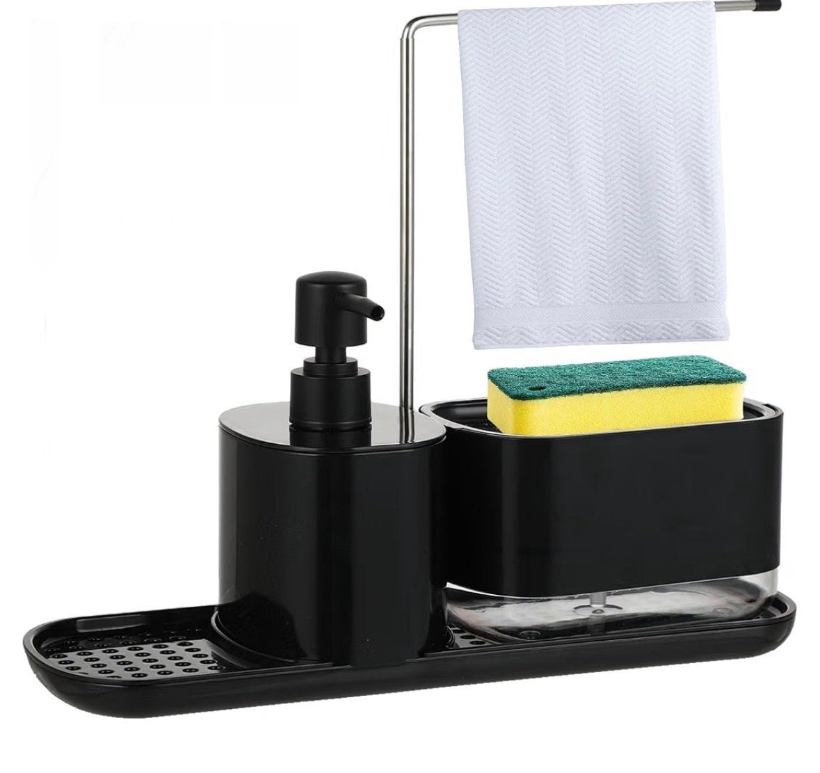 NEW - Aanrecht organizer incl 2 zeepdispensers, Huis en Inrichting, Keuken | Keukenbenodigdheden, Overige typen, Kunststof, Nieuw