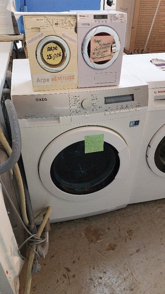 AEG wasmachine van 8 kg  1600  ARPE Kampen 289 koopje, Witgoed en Apparatuur, Ophalen, 1200 tot 1600 toeren, 8 tot 10 kg, Zo goed als nieuw