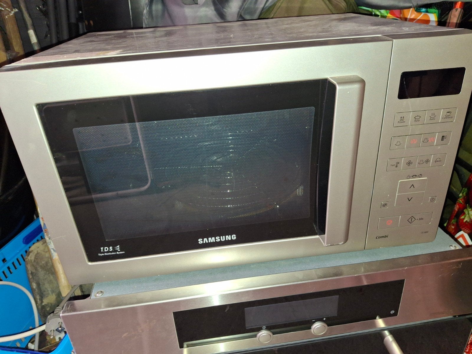 Samsung Combimagnetron - Gebruikt, Goede Staat, Witgoed en Apparatuur, Magnetrons, Ophalen, Combimagnetron, Zo goed als nieuw