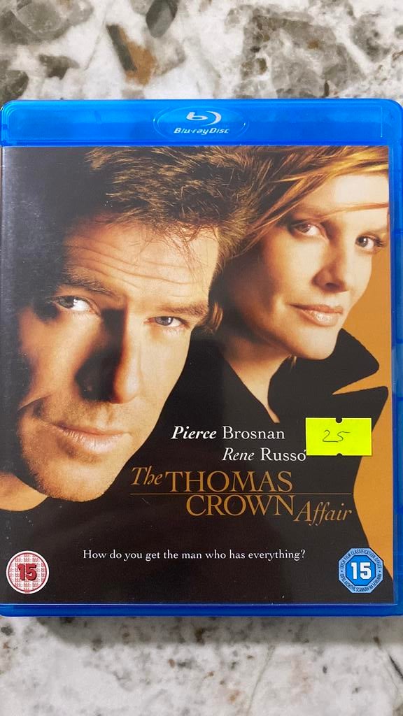 The thomas crown affair blu ray NL subs, Ophalen of Verzenden, Zo goed als nieuw, Actie
