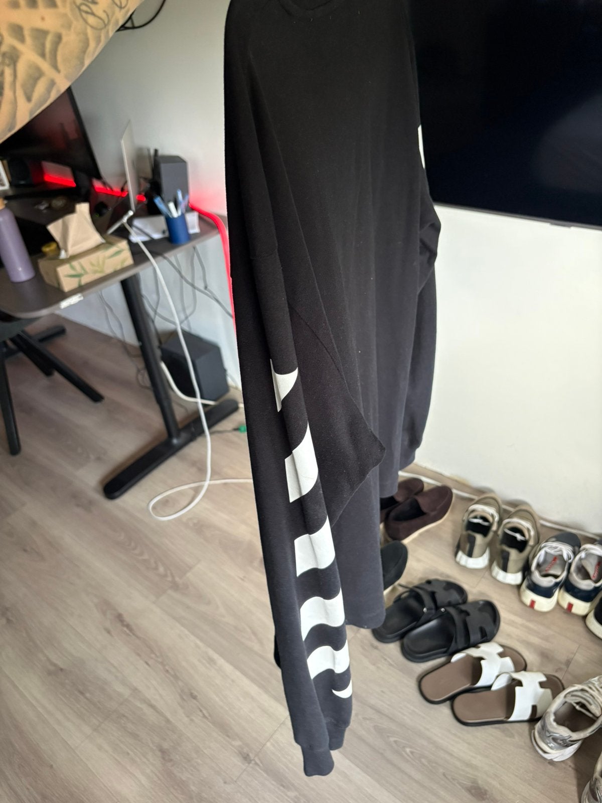 Off white long sleeve orgineel maat s, Ophalen of Verzenden, Zo goed als nieuw, Maat 46 (S) of kleiner, Zwart