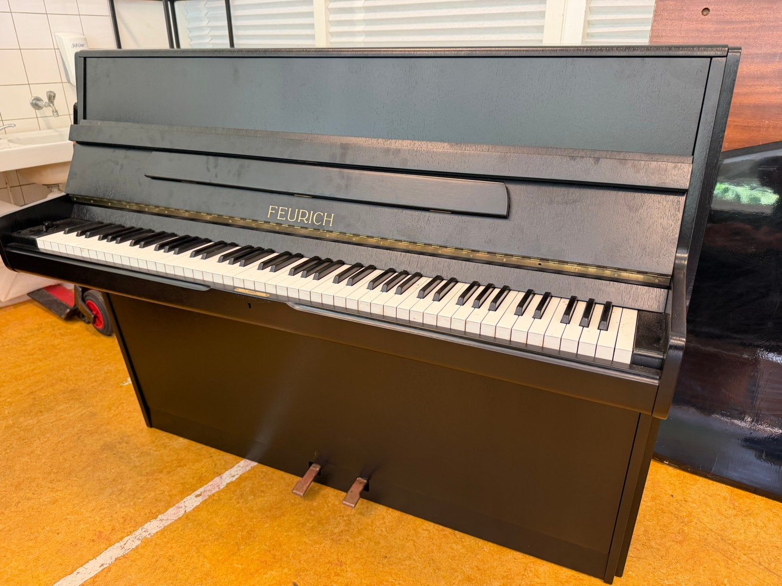 Duitse Feurich piano Nwst. Renner gratis vervoer+garantie, Muziek en Instrumenten, Piano's, Ophalen of Verzenden, Zo goed als nieuw