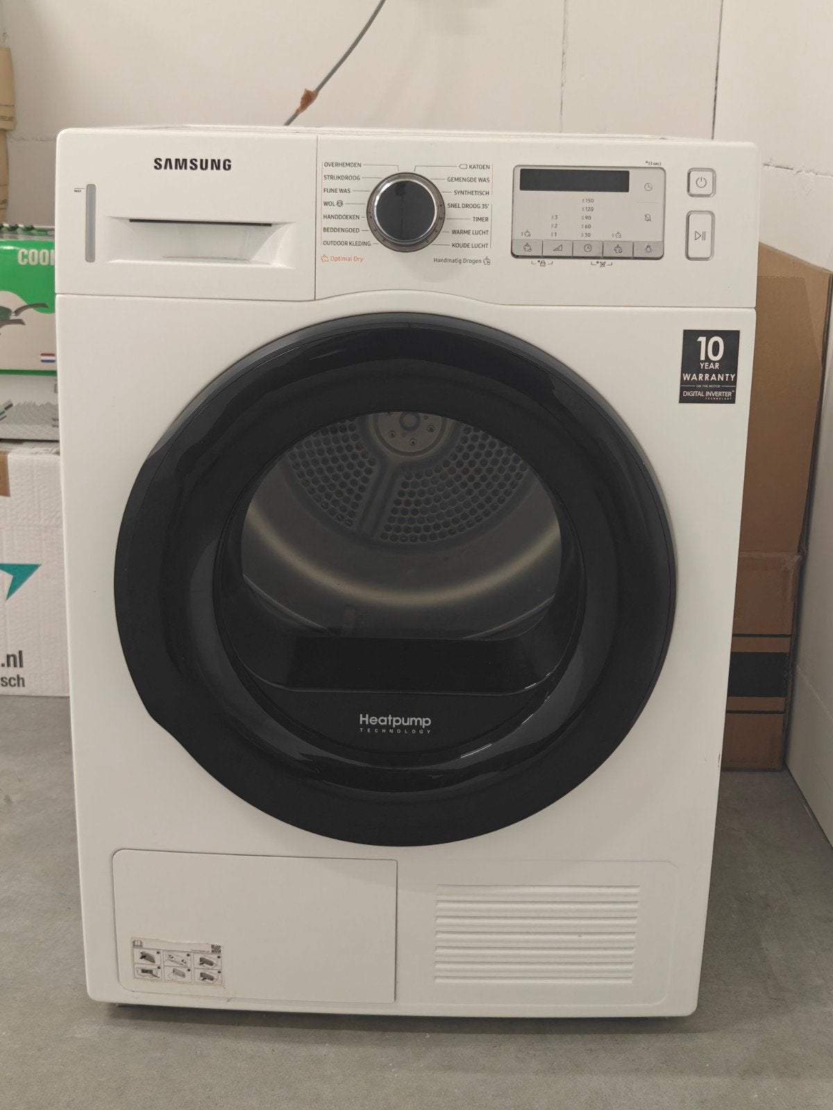 Samsung warmtepompdroger DV80TA220AH met defect, Overige typen, 8 tot 10 kg, Ophalen of Verzenden, Niet werkend