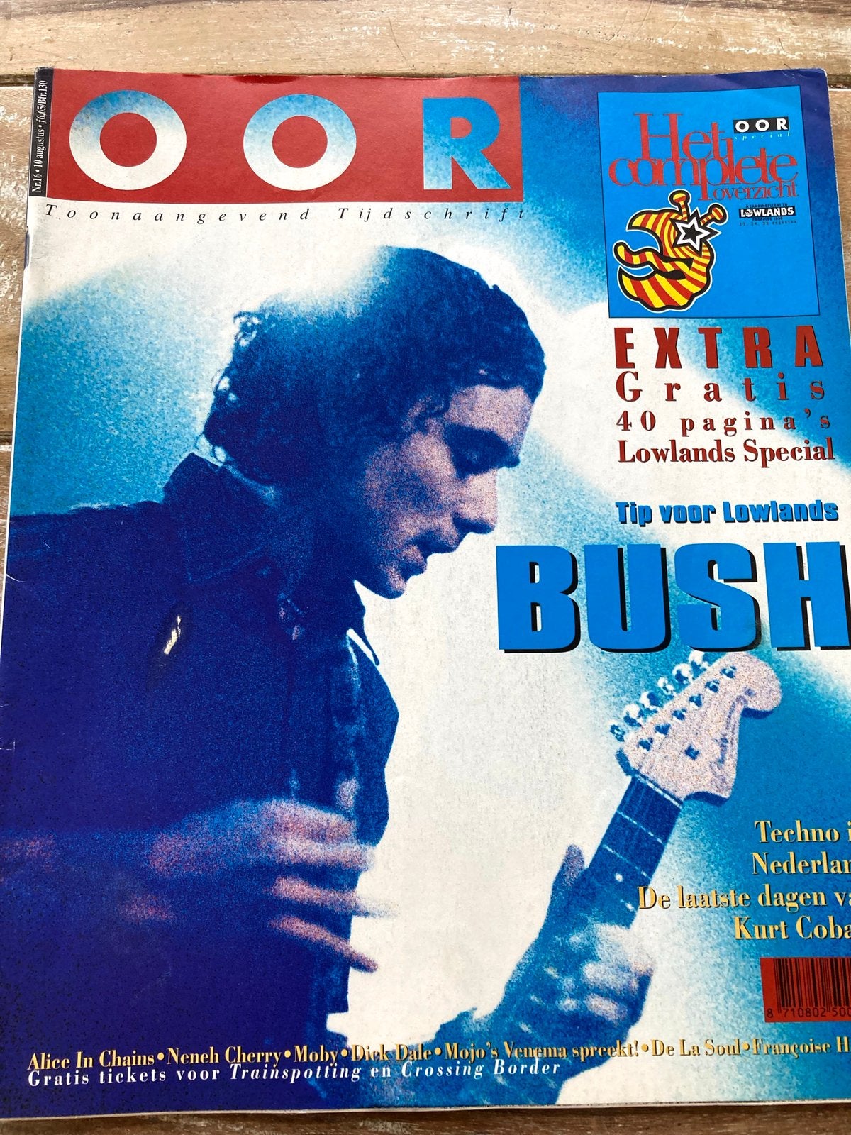 OOR Magazine 1996 BUSH Alice In Chains MOBY Neneh Cherry, Ophalen of Verzenden, Zo goed als nieuw, Muziek, Film of Tv