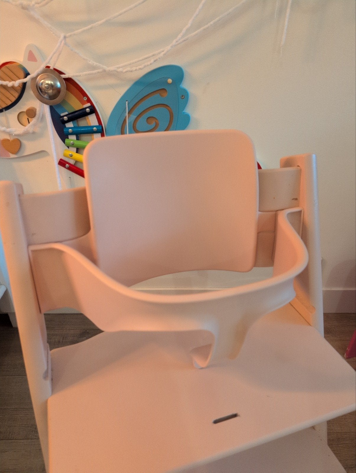 Stokke Tripp Trapp accessoires roze/wit, Ophalen, Zo goed als nieuw, Stoel(en)