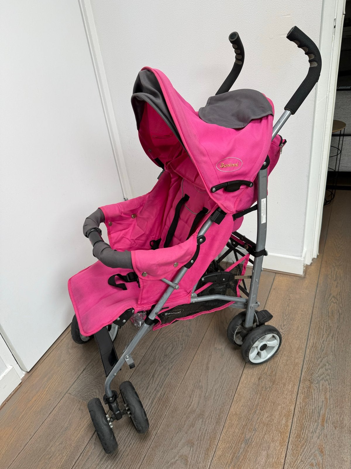 Bannini Buggy - Gebruikt, 5-puntsgordel, 5 ligstanden, Ophalen, Gebruikt, Overige merken, Verstelbare rugleuning