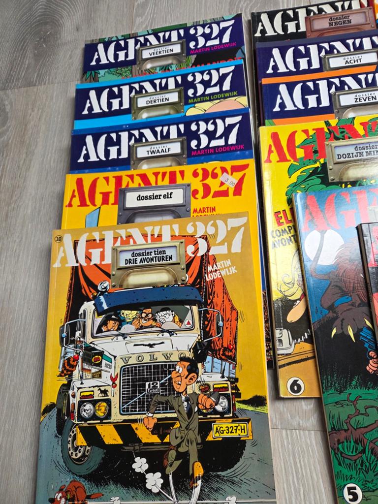 14x stripboeken - Agent 327, Meerdere stripboeken, Ophalen, Gelezen