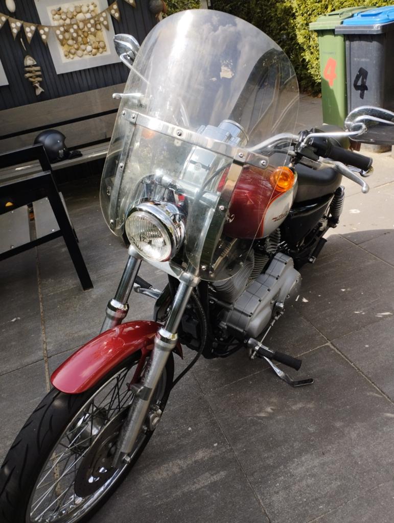 Afneembaar Windscherm Harley-Davidson Sportster, FXD, FXR, Ophalen