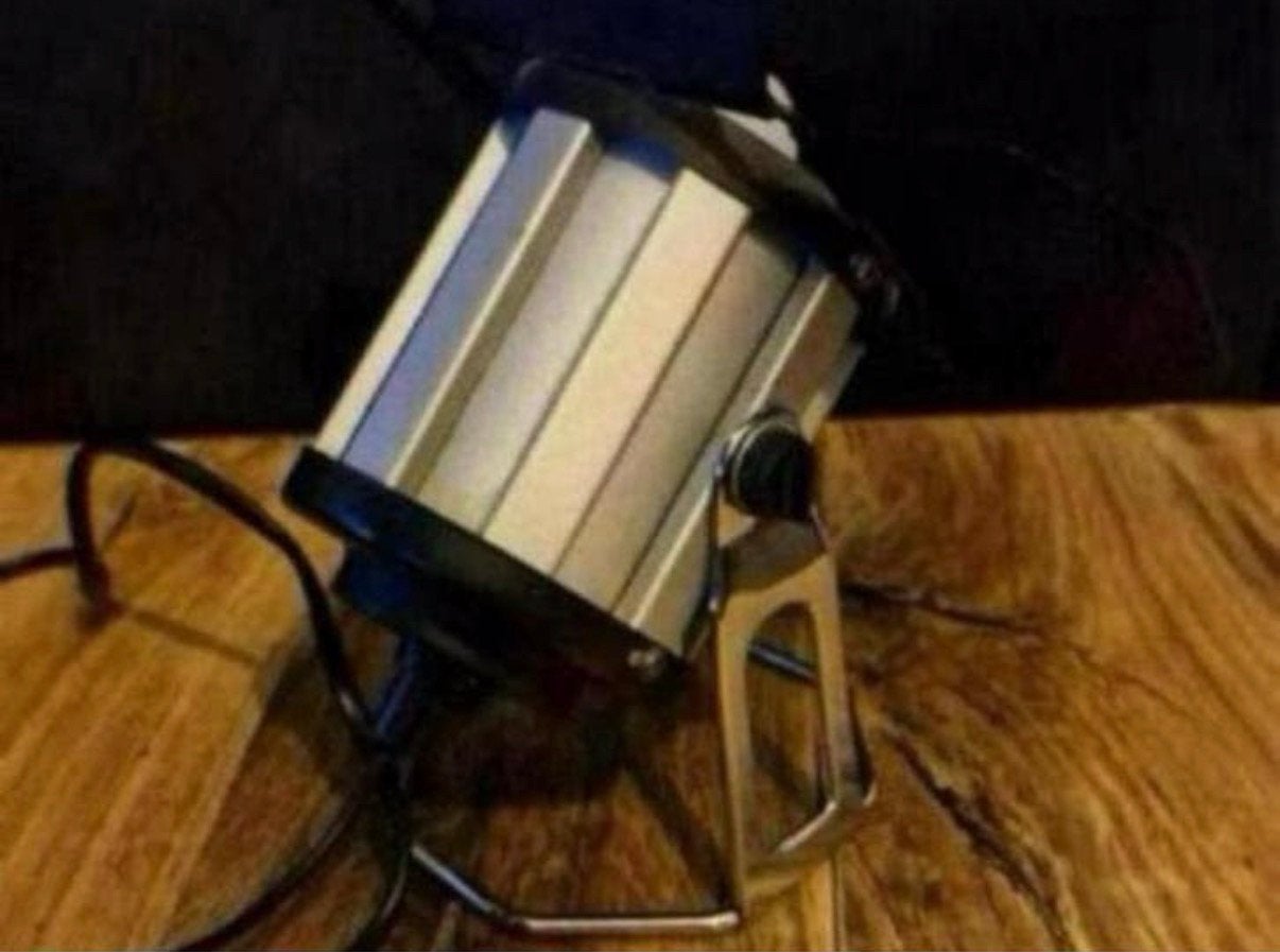 Vintage - Studiolamp tafellamp 1980'S, Ophalen of Verzenden, Zo goed als nieuw, Metaal, Minder dan 50 cm