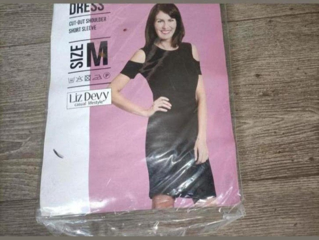 🍀jurk van liz devy maat M🍀.   Nieuw, Maat 38/40 (M), Verzenden, Zwart, Nieuw