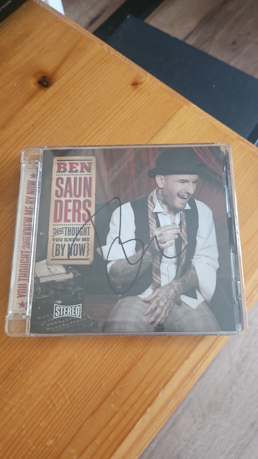 Ben Saunders - You thought you know me by now handtekening, Cd's en Dvd's, Ophalen of Verzenden, Zo goed als nieuw, Gesigneerd