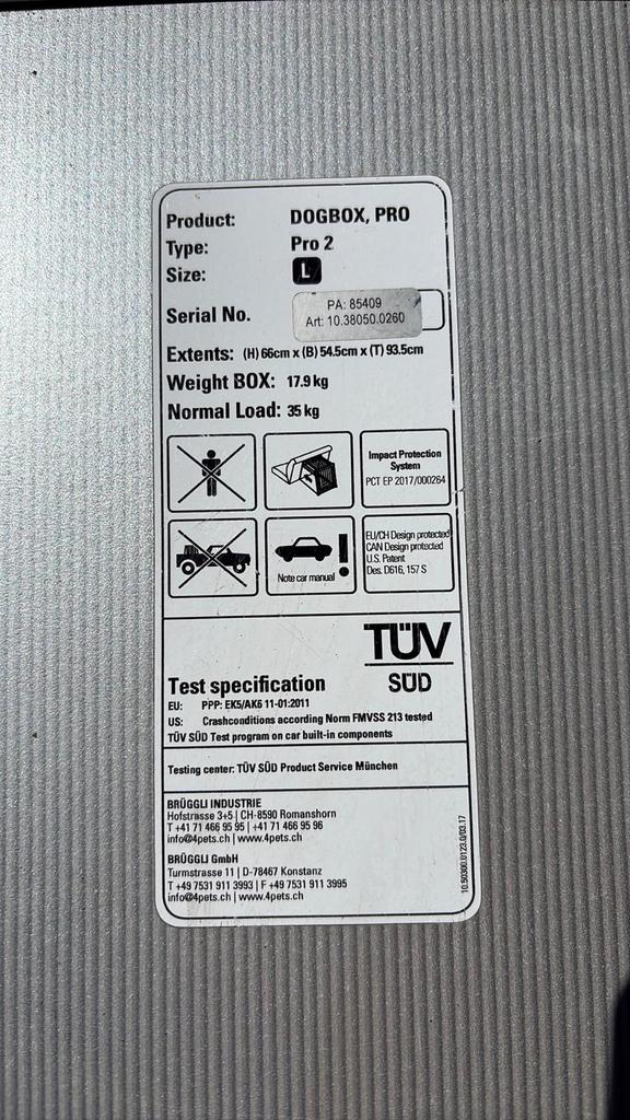 Autobench Dogbox pro 2, Ophalen of Verzenden, Zo goed als nieuw