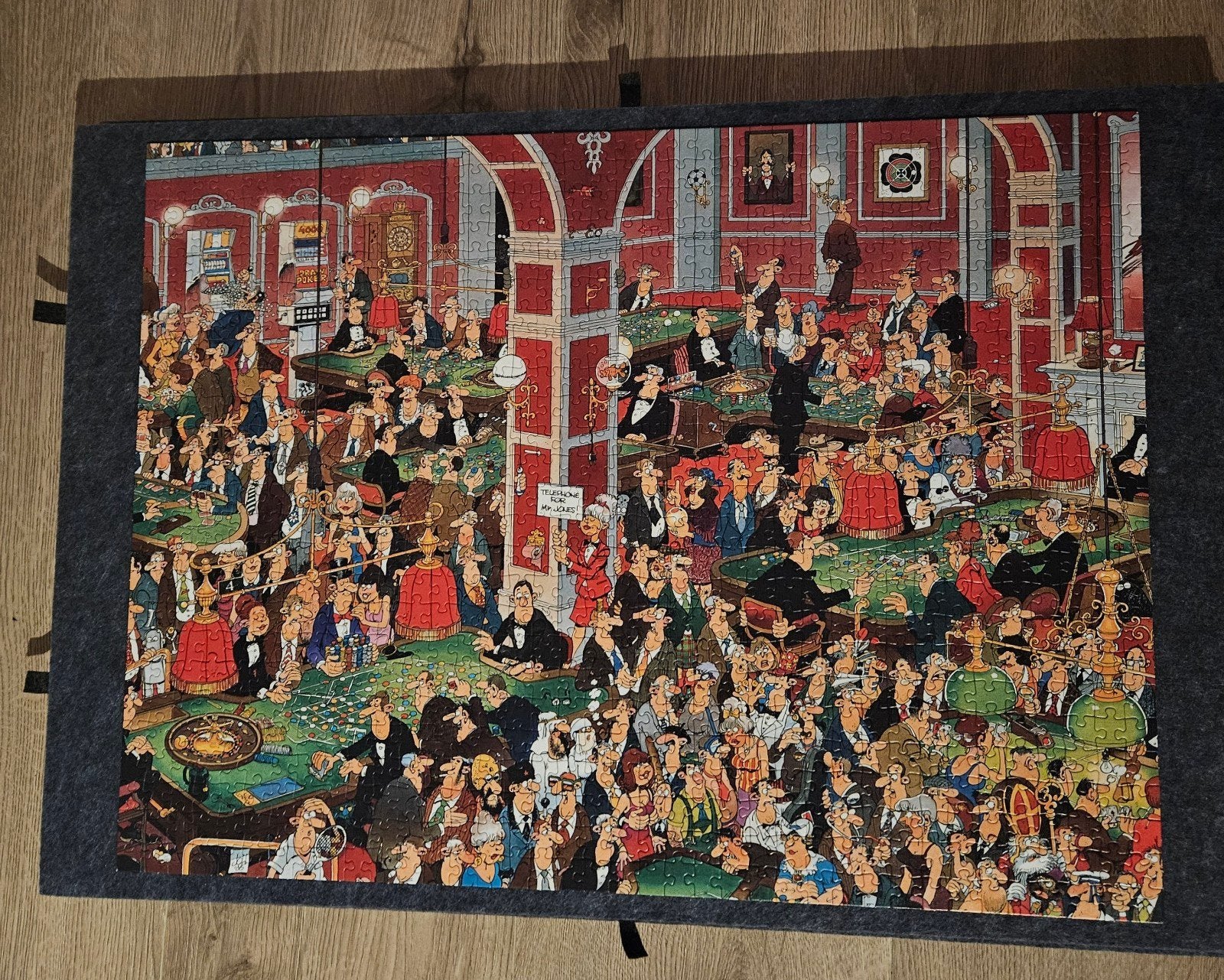 Puzzel Jan van Haasteren, Crazy casino, 1000 stukjes, Antiek en Kunst, Ophalen