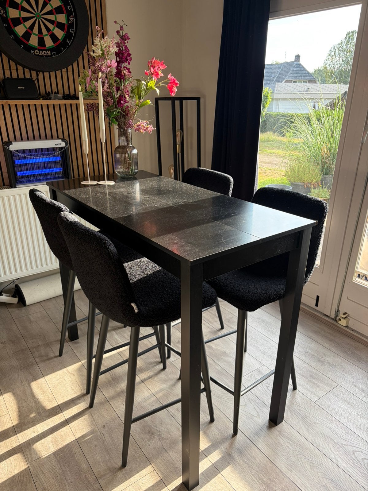 bartafel/ hoogzit eettafel., Huis en Inrichting, Ophalen, Zo goed als nieuw