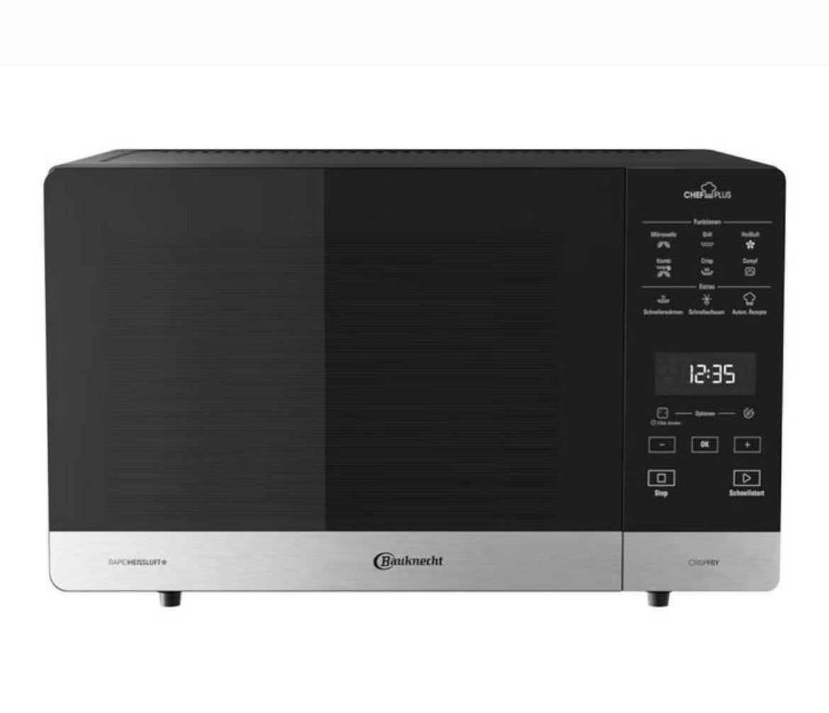 Bauknecht Chef Plus MW 59 MB Oven + Microwave, Ophalen, Combimagnetron, Inbouw, Draaiplateau