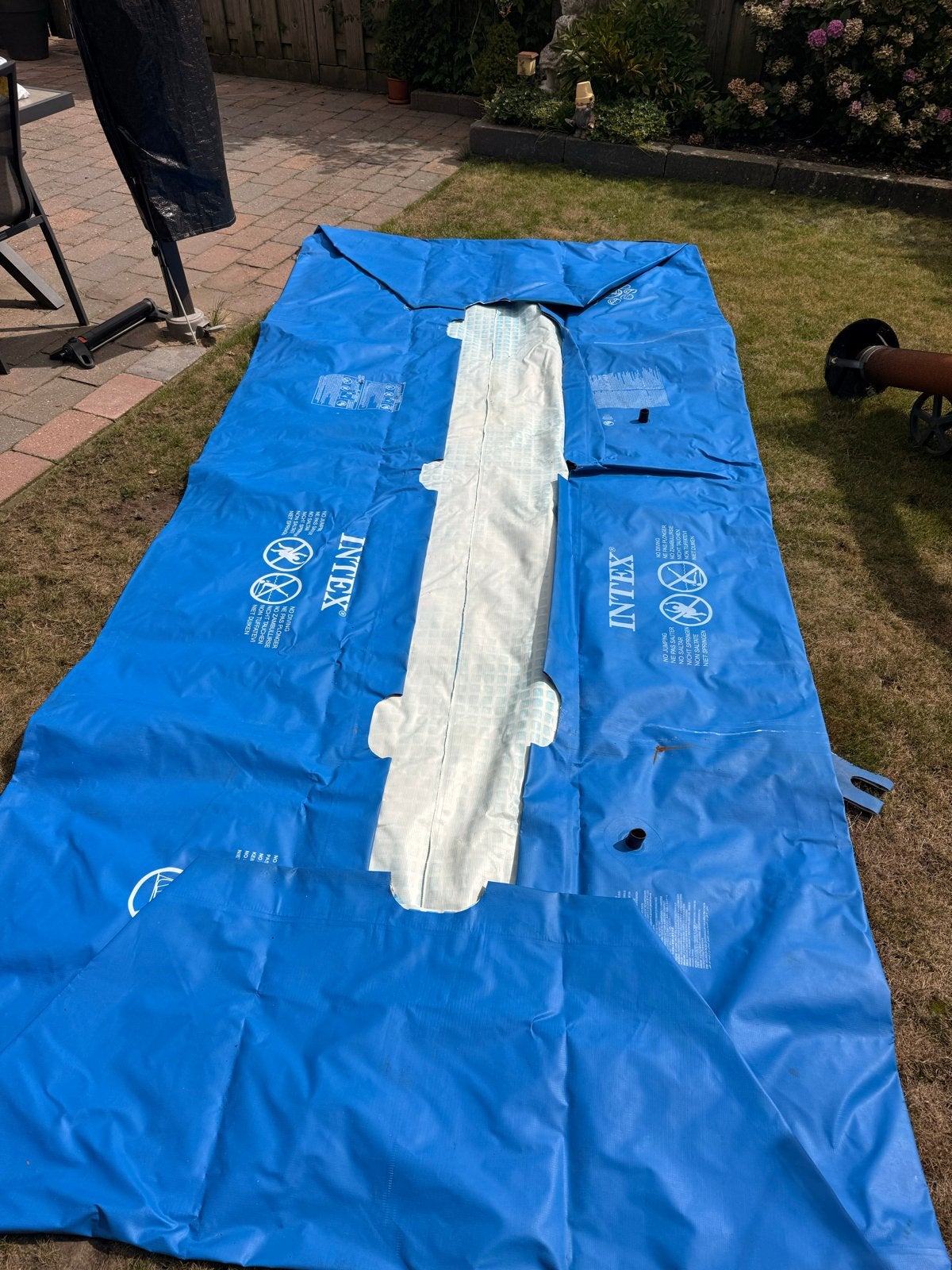 Gratis af te halen: Zwembad 4x2m met accessoires, Ophalen, Gebruikt, 200 tot 300 cm, Rechthoekig
