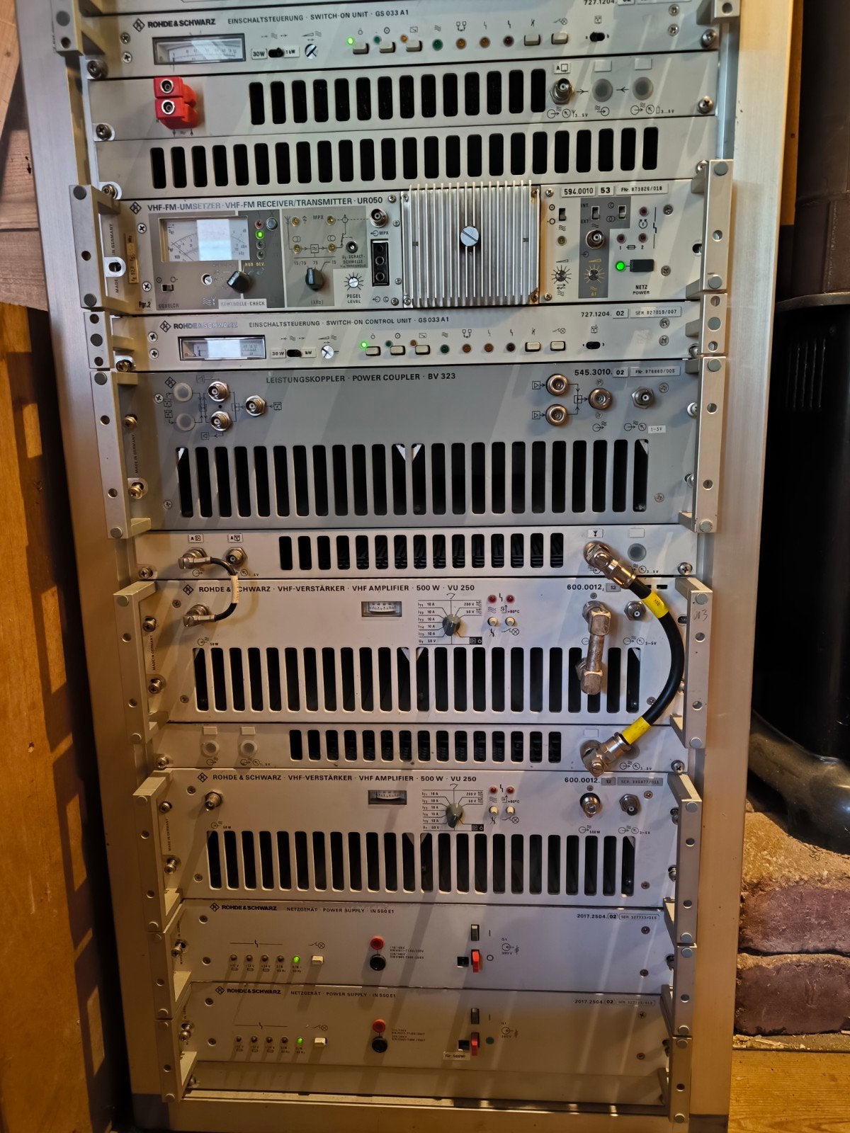 Rohde & Schwarz 2X 500W kast (1kw), Ophalen, Zender