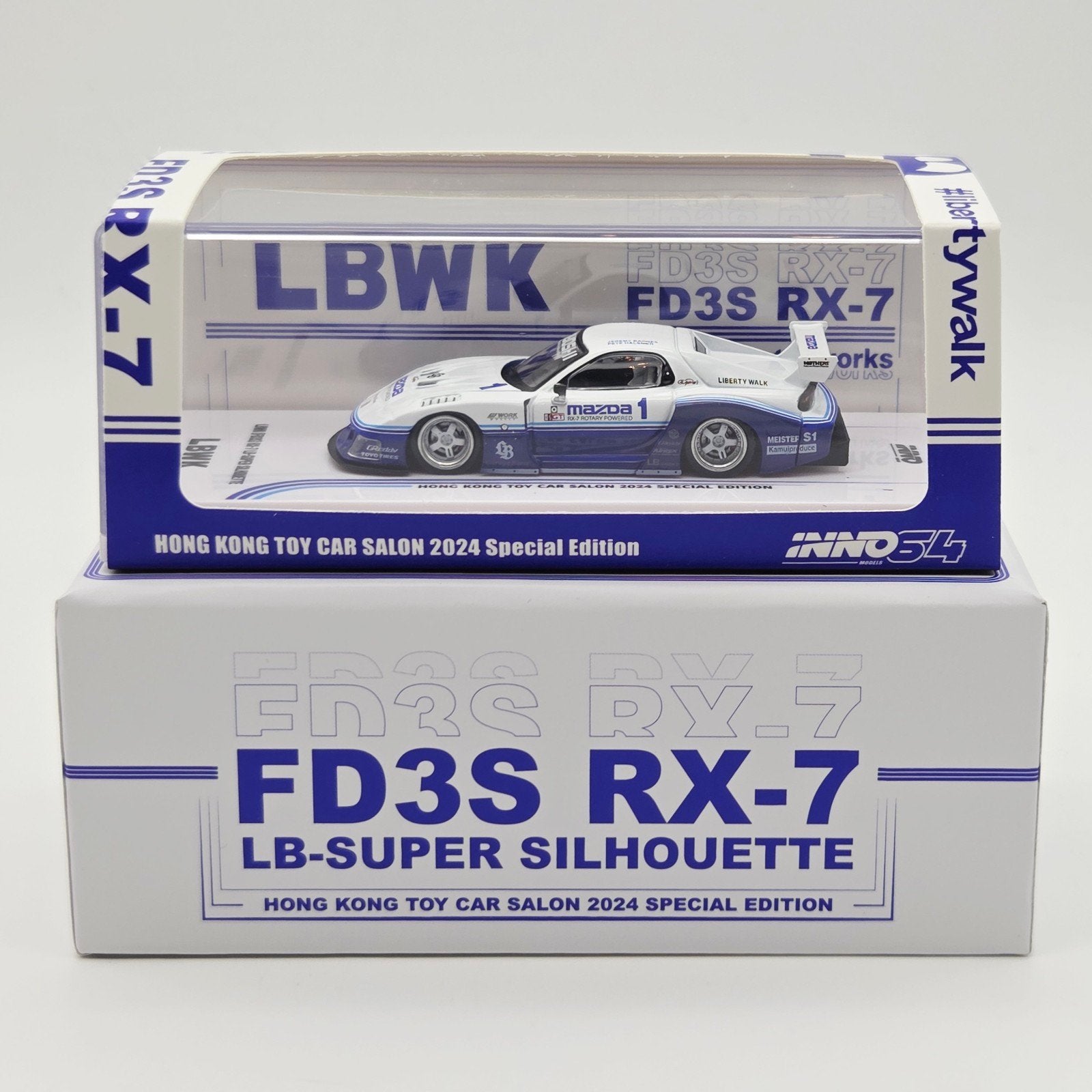 Inno64 – LBWK Mazda RX7 (FD3S) LB Super Silhouette *Hong Kon, Mymodelcar@outlook.com, Auto, Ophalen of Verzenden, Inno64