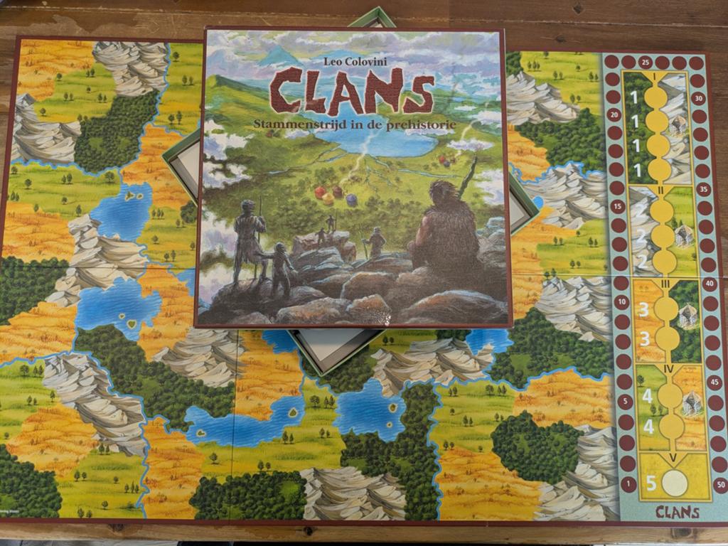 Clans bordspel, Ophalen of Verzenden, Zo goed als nieuw