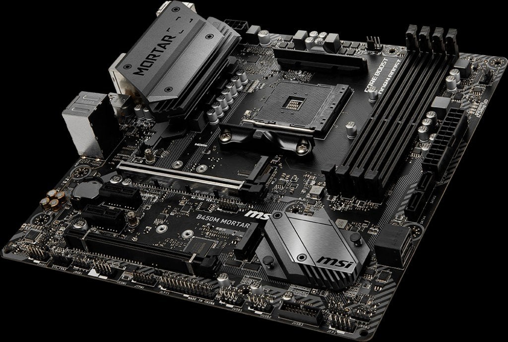 MSI B450M MORTAR Micro-ATX Moederbord, Computers en Software, Ophalen of Verzenden