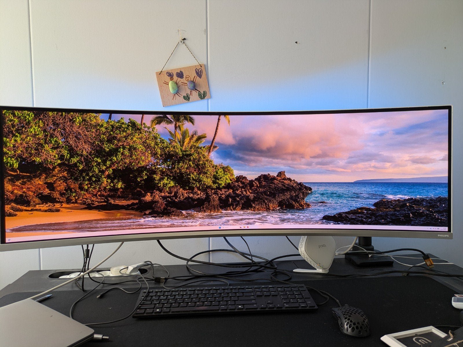 Philips Evnia 49M2C8900 49 inch Curved OLED Gaming Monitor, Philips, Curved, Minder dan 1 ms, USB-C