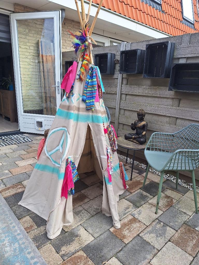 Tipi tent, Ophalen, Gebruikt