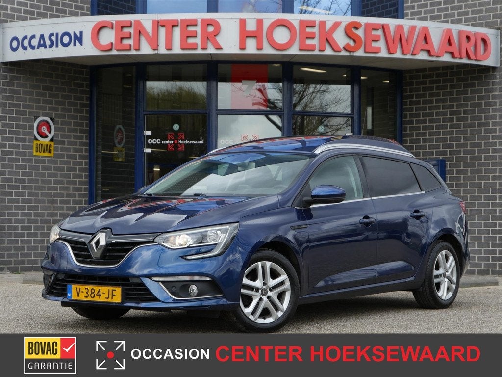 Renault Megane | Grijs kenteken | Verhoogde laadruimte | Car, Auto's, Keurmerk '100% Onderhouden', 12 maanden, Gebruikt, Blauw