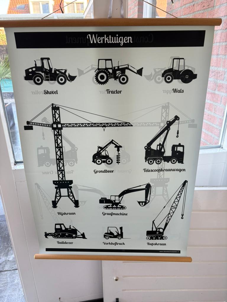 Kunststof poster, Ophalen, A1 t/m A3