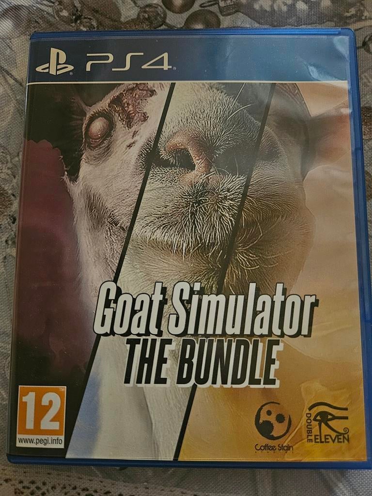 Goat Simulator The Bundle PS4 - Gekke geitensimulatie, Gebruikt, 1 speler, Ophalen of Verzenden, Eén computer