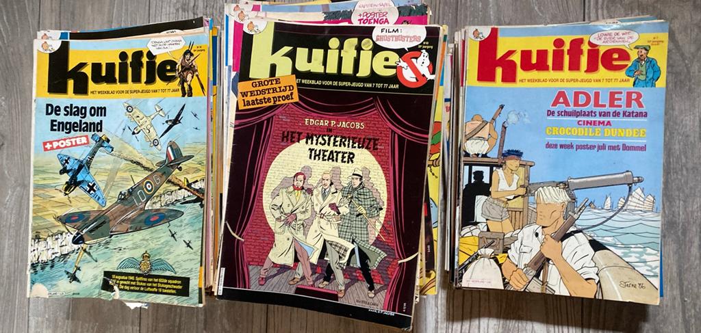 Weekblad kuifje, robbedoes, Meerdere stripboeken, Ophalen of Verzenden, Zo goed als nieuw