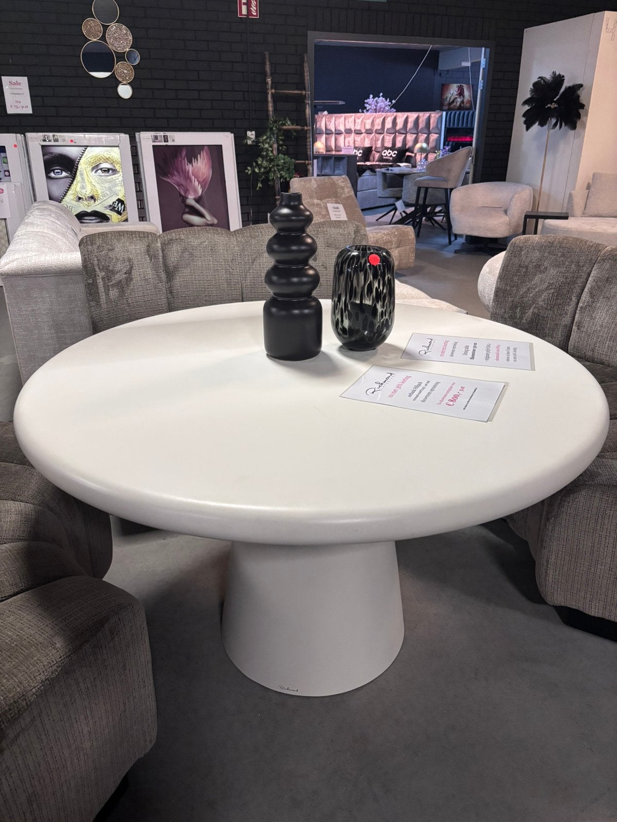 Eettafel Bloomstone 130 cm SHOWROOM OPRUIMING, Huis en Inrichting, Tafels | Eettafels, Ophalen, Zo goed als nieuw, Rechthoekig